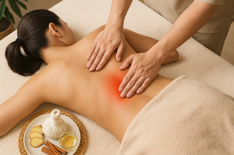 Massage lưng trị liệu